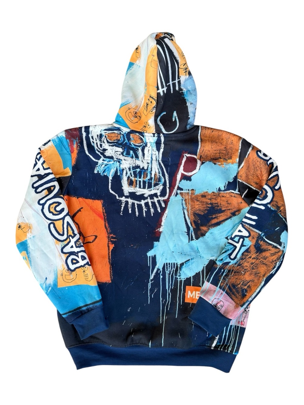Jean-Michel Basquiat X Members Only All Over Print Graphic Sweatshirt Size Small - Picture 2 of 8